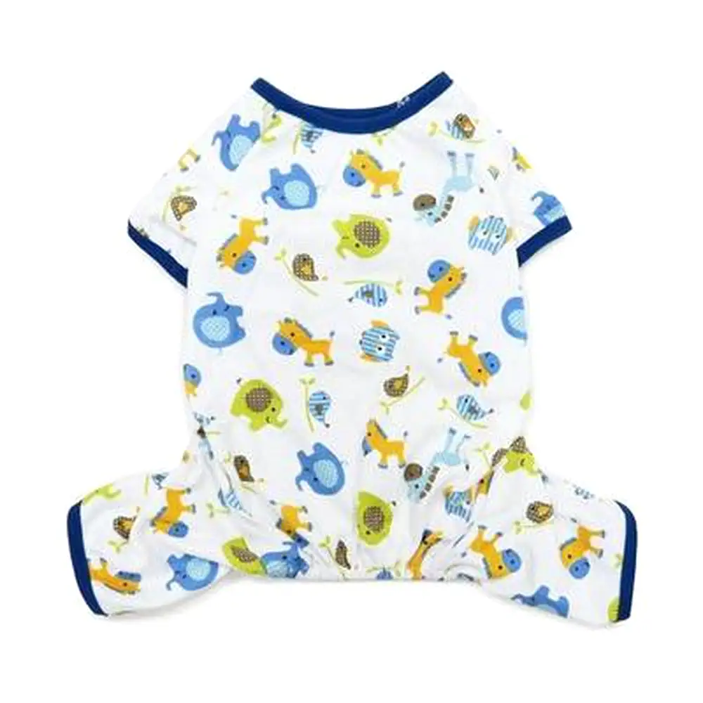 PJ Zoo Dog Pajamas - Blue