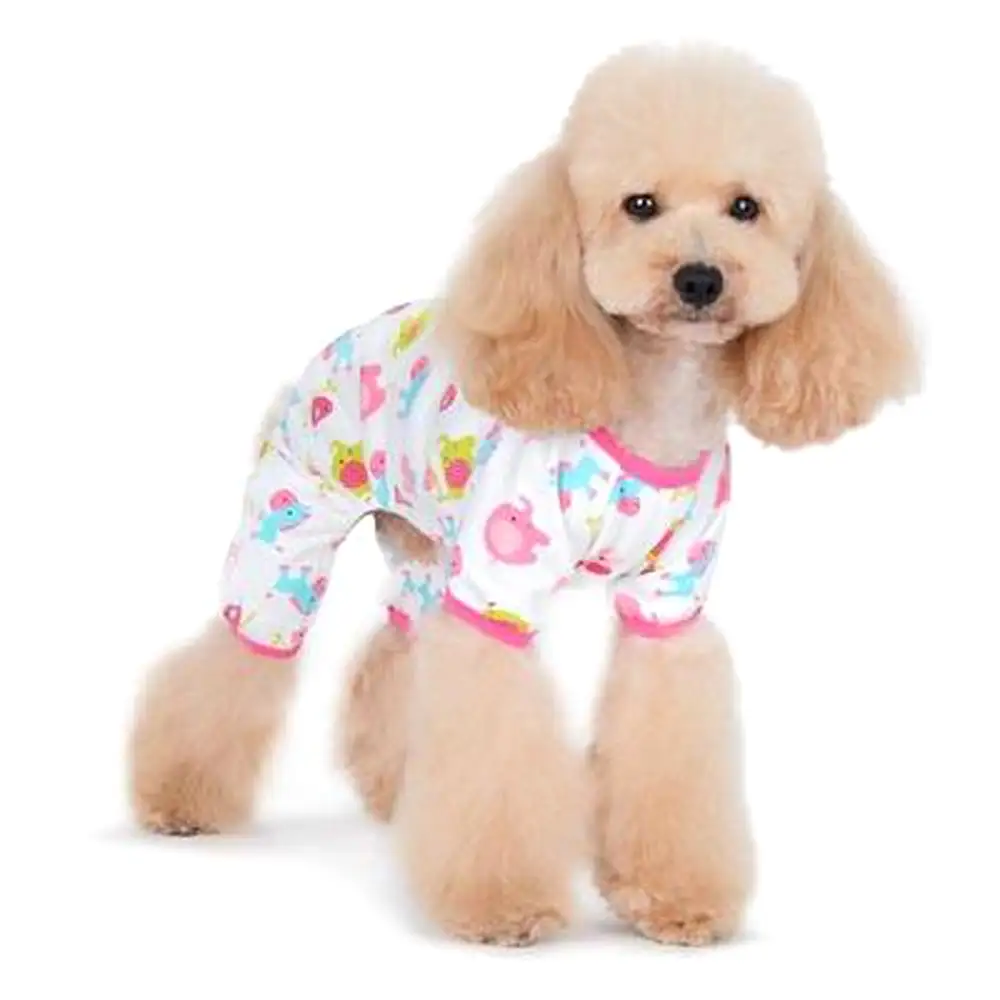 PJ Zoo Dog Pajamas - Pink