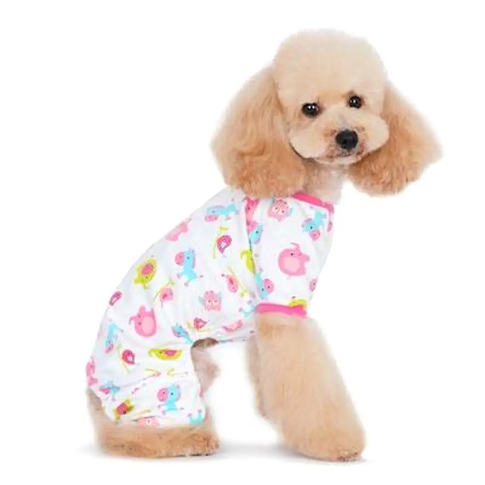 PJ Zoo Dog Pajamas - Pink