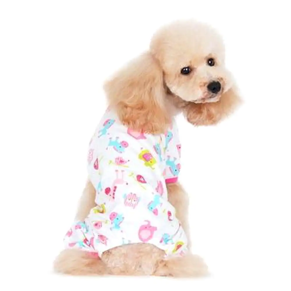 PJ Zoo Dog Pajamas - Pink