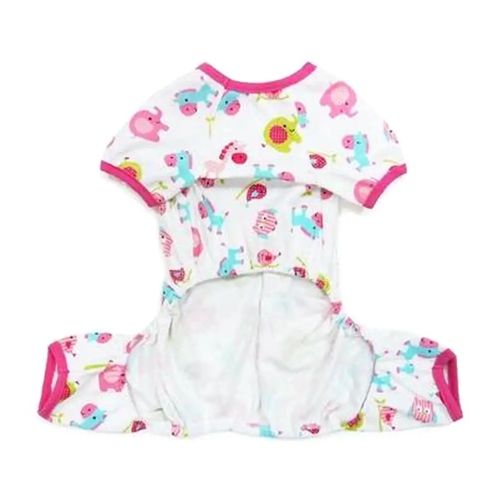 PJ Zoo Dog Pajamas - Pink