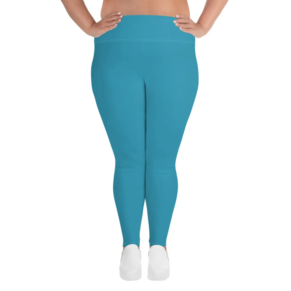 Plus Size Teal Leggings