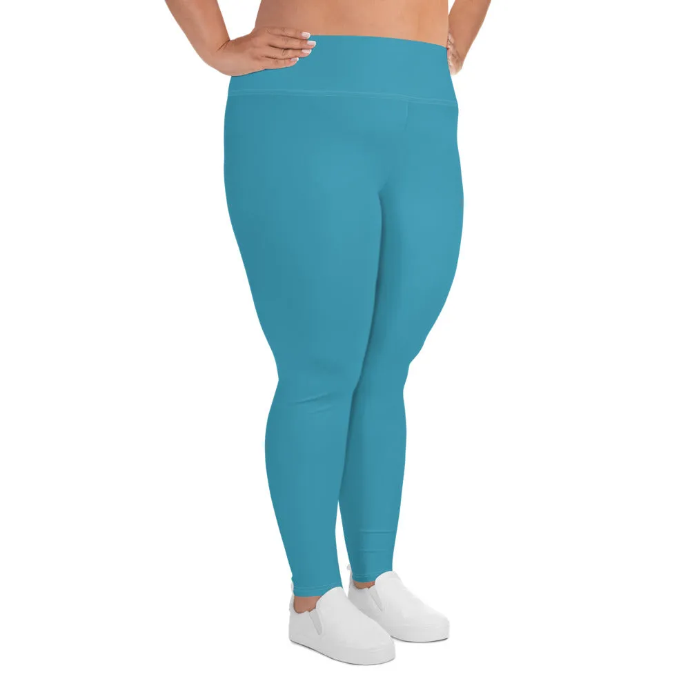 Plus Size Teal Leggings