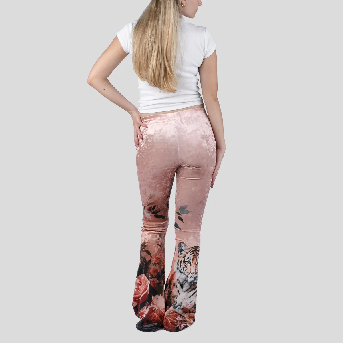 Printed Flare Leggings | Custom High-Waisted Flared Leggings