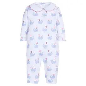 Printed Playsuit - Blue Whales