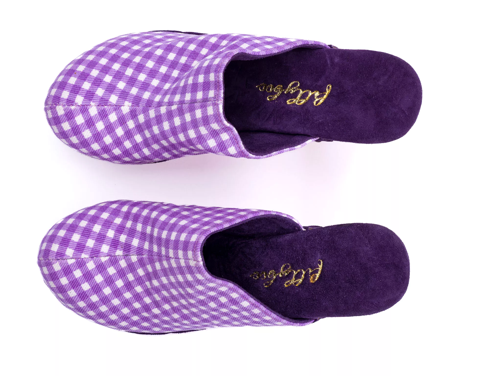 Purple Grape Gingham - Clog