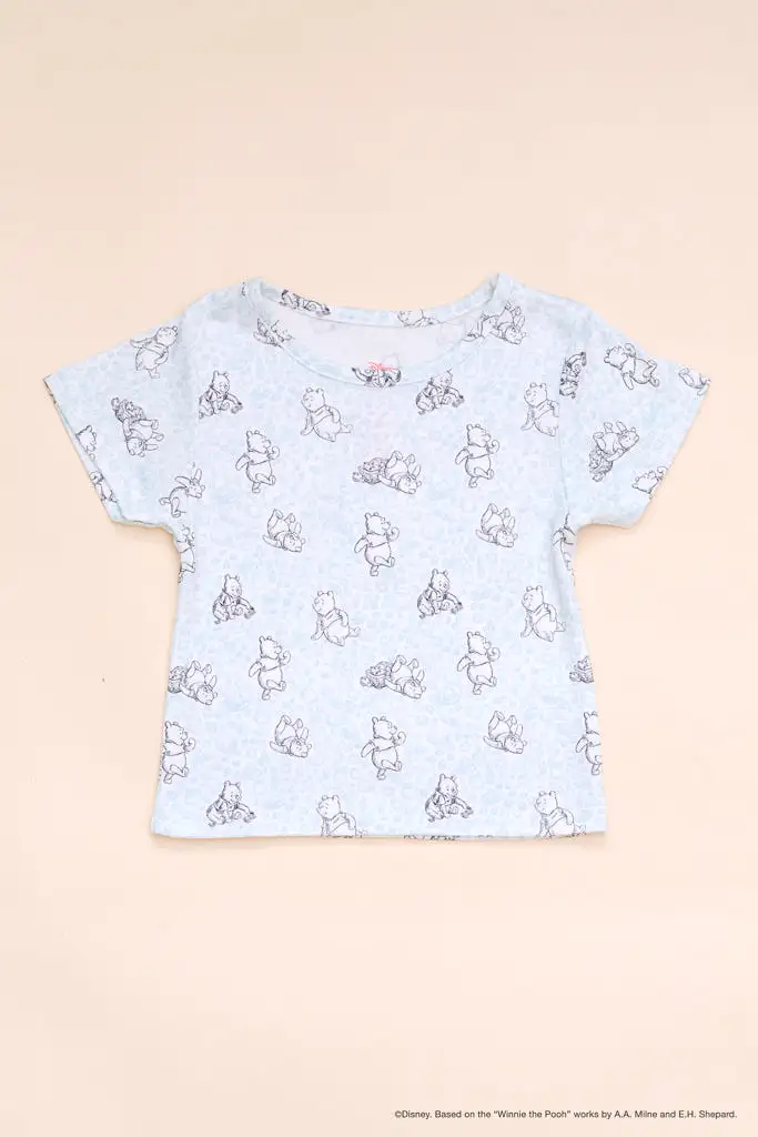 Short-Sleeve Pyjamas Set - Blue Hunny Pooh