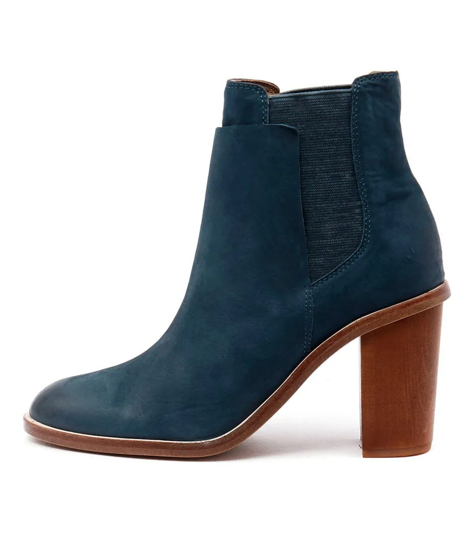 SILENT D Dellas Teal Nubuck