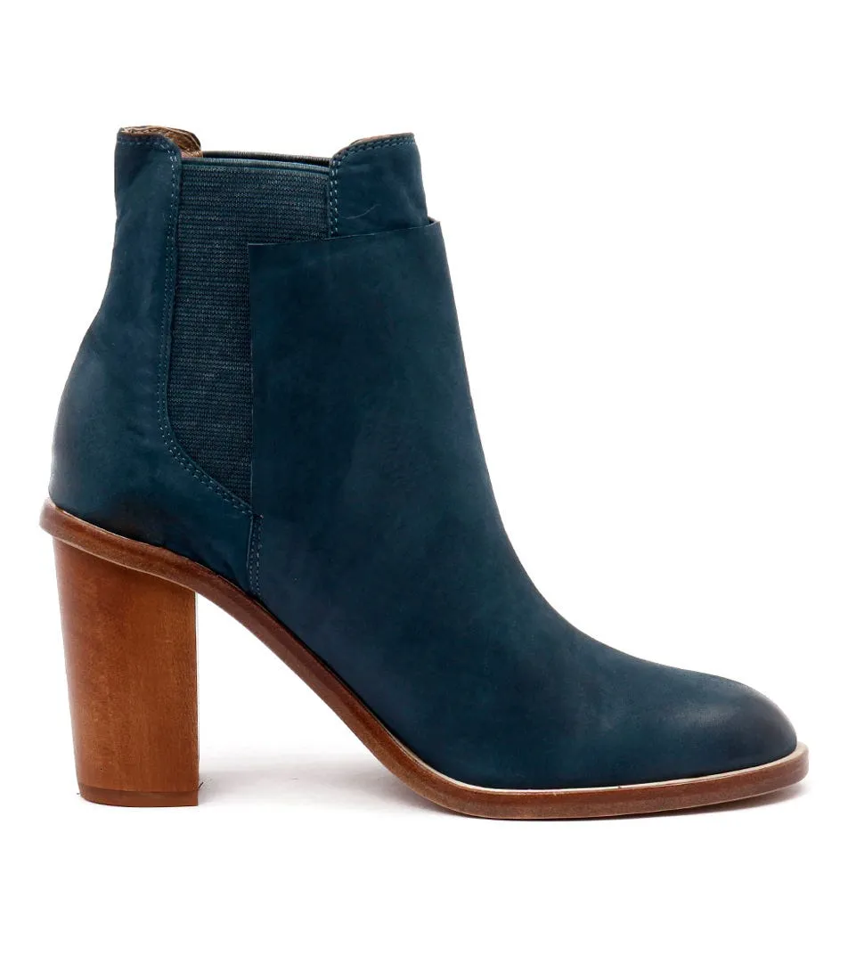 SILENT D Dellas Teal Nubuck