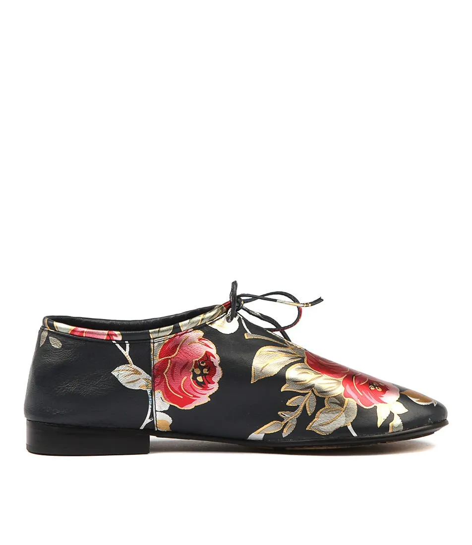 SILENT D Dolby Wild Rose Print Leather