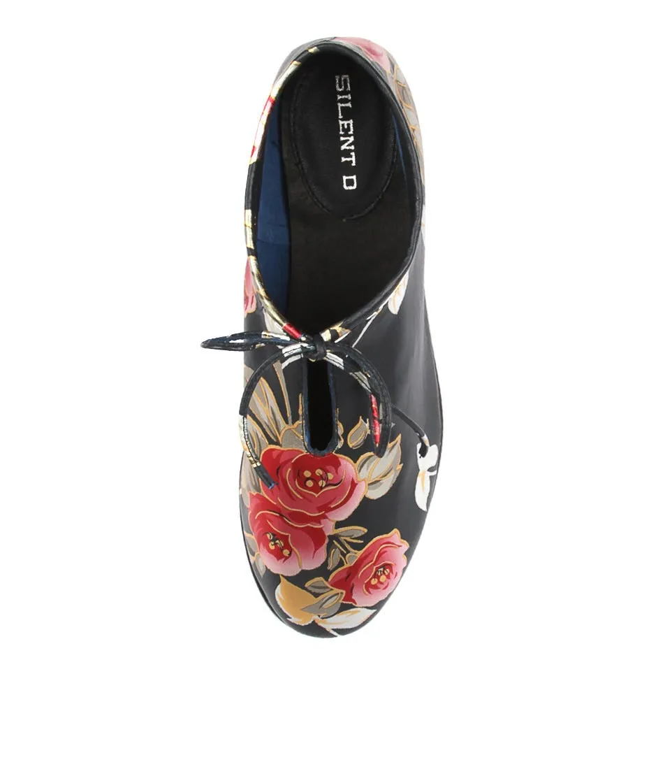 SILENT D Dolby Wild Rose Print Leather