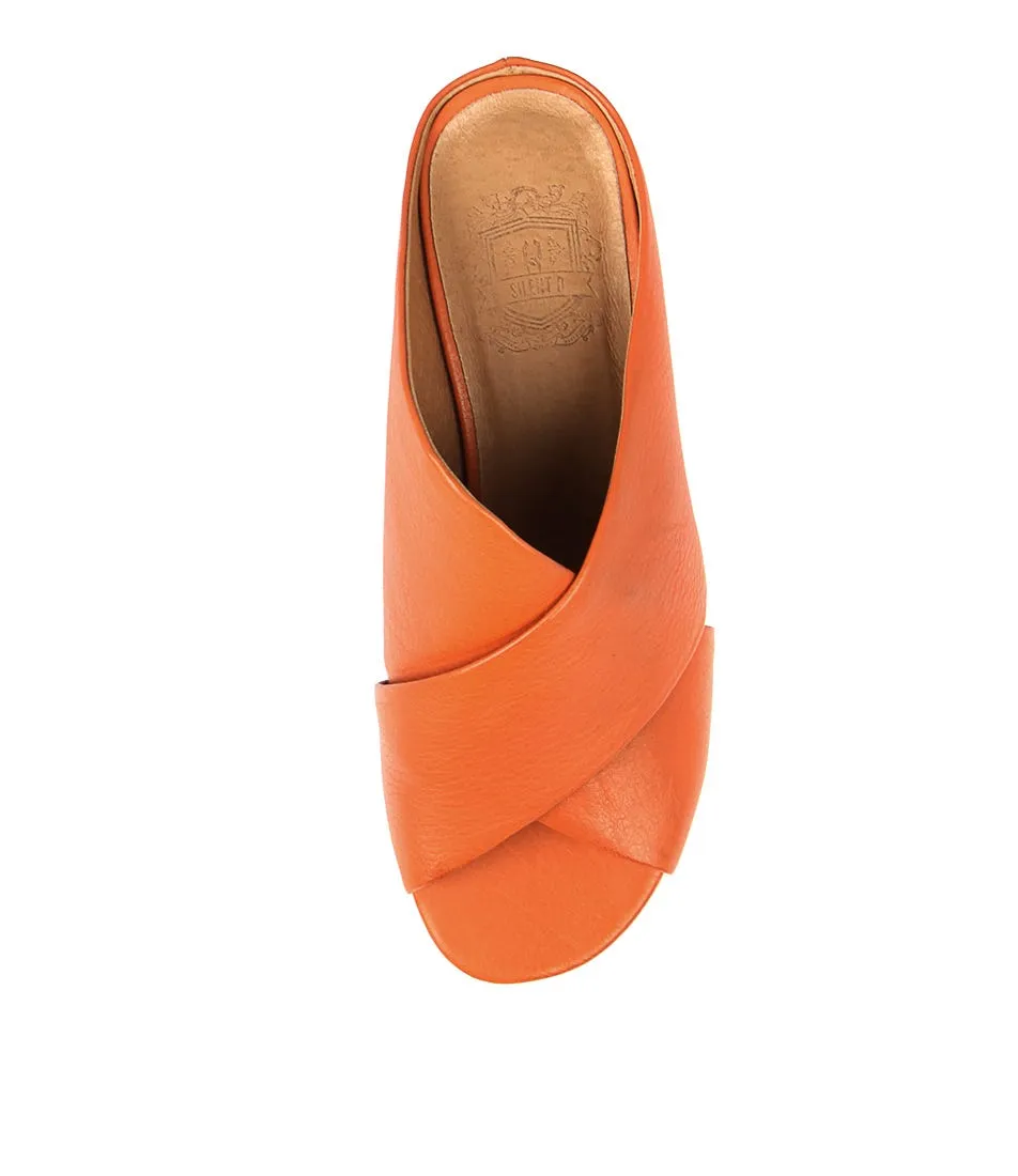 SILENT D Elda Orange Leather