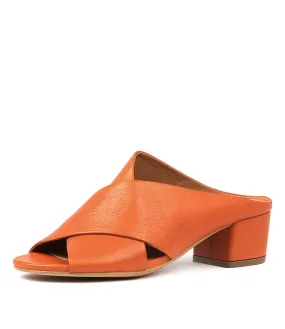 SILENT D Elda Orange Leather