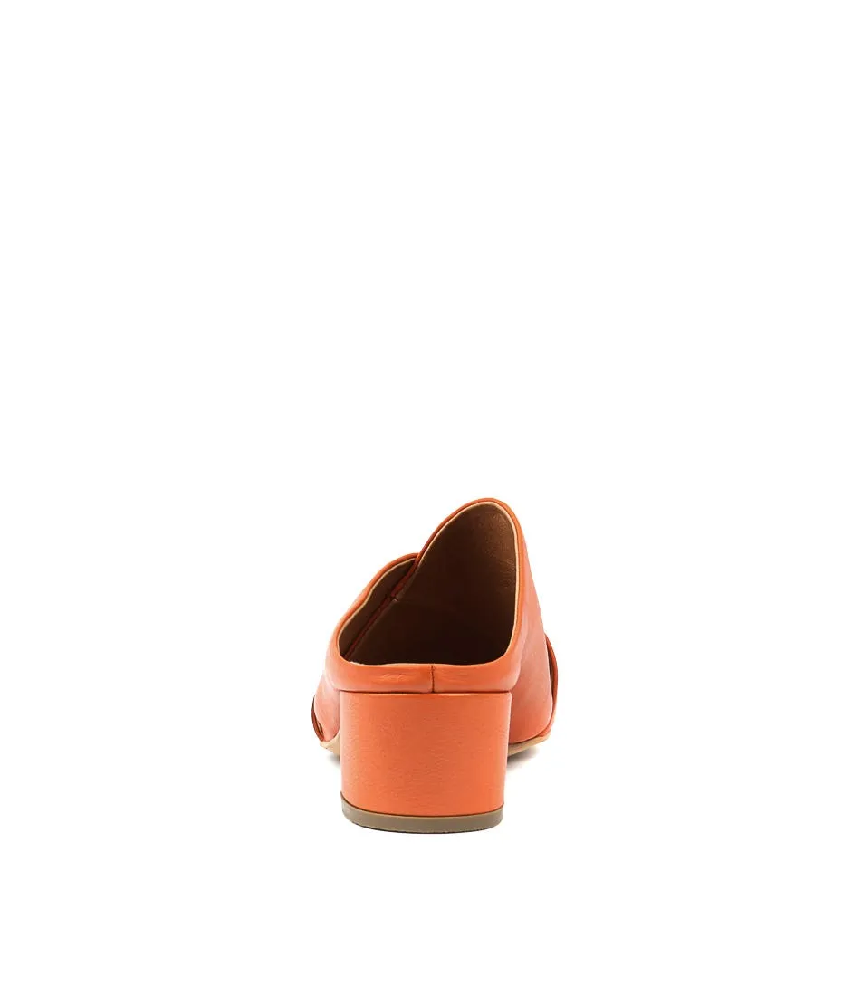 SILENT D Elda Orange Leather