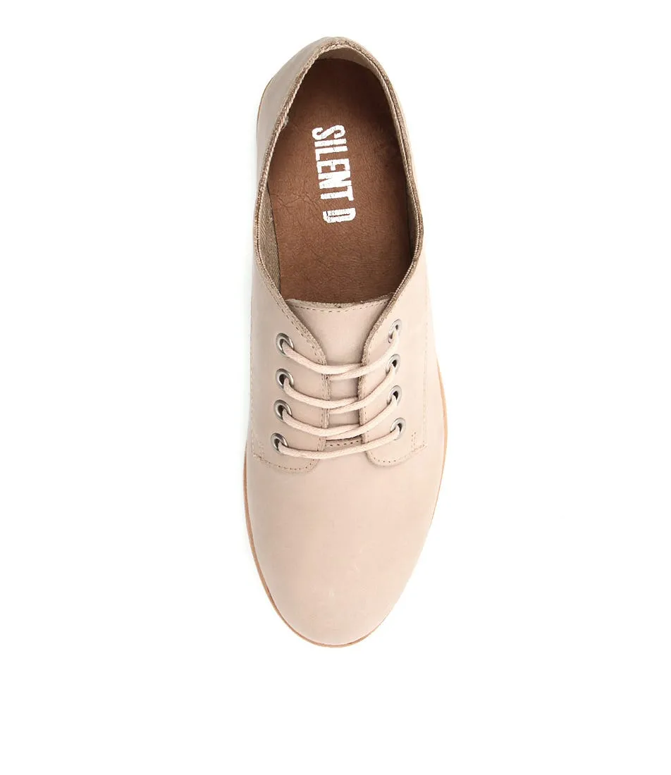 SILENT D Needle Beige Leather