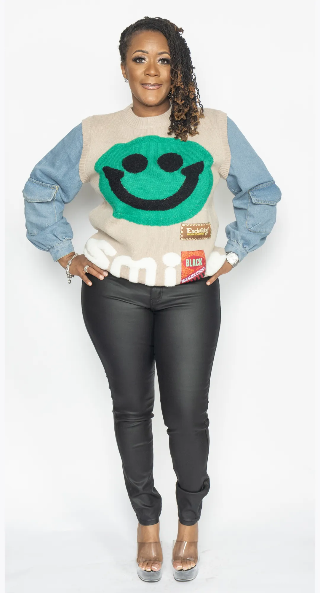 Smile Sweater Top