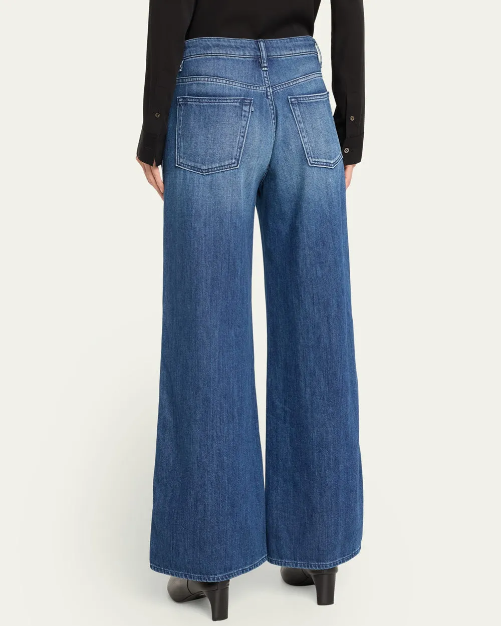 The Kat Wide Leg Jean in Bright Night