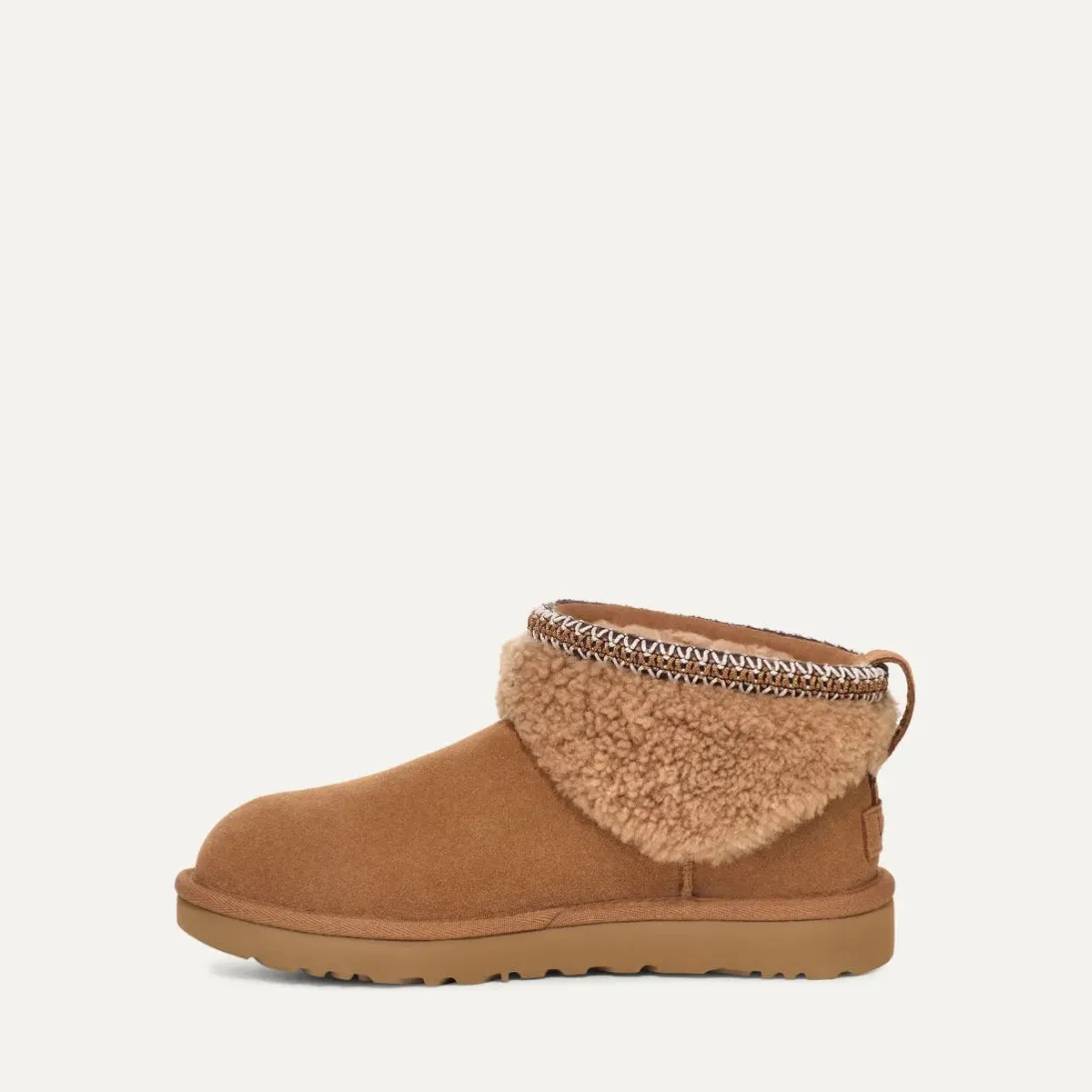 UGG Classic Ultra Mini Maxi Curly Chestnut 1158263