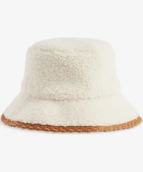 Ugg Womens Nimbus Fluff scalloped-trim borg bucket hat