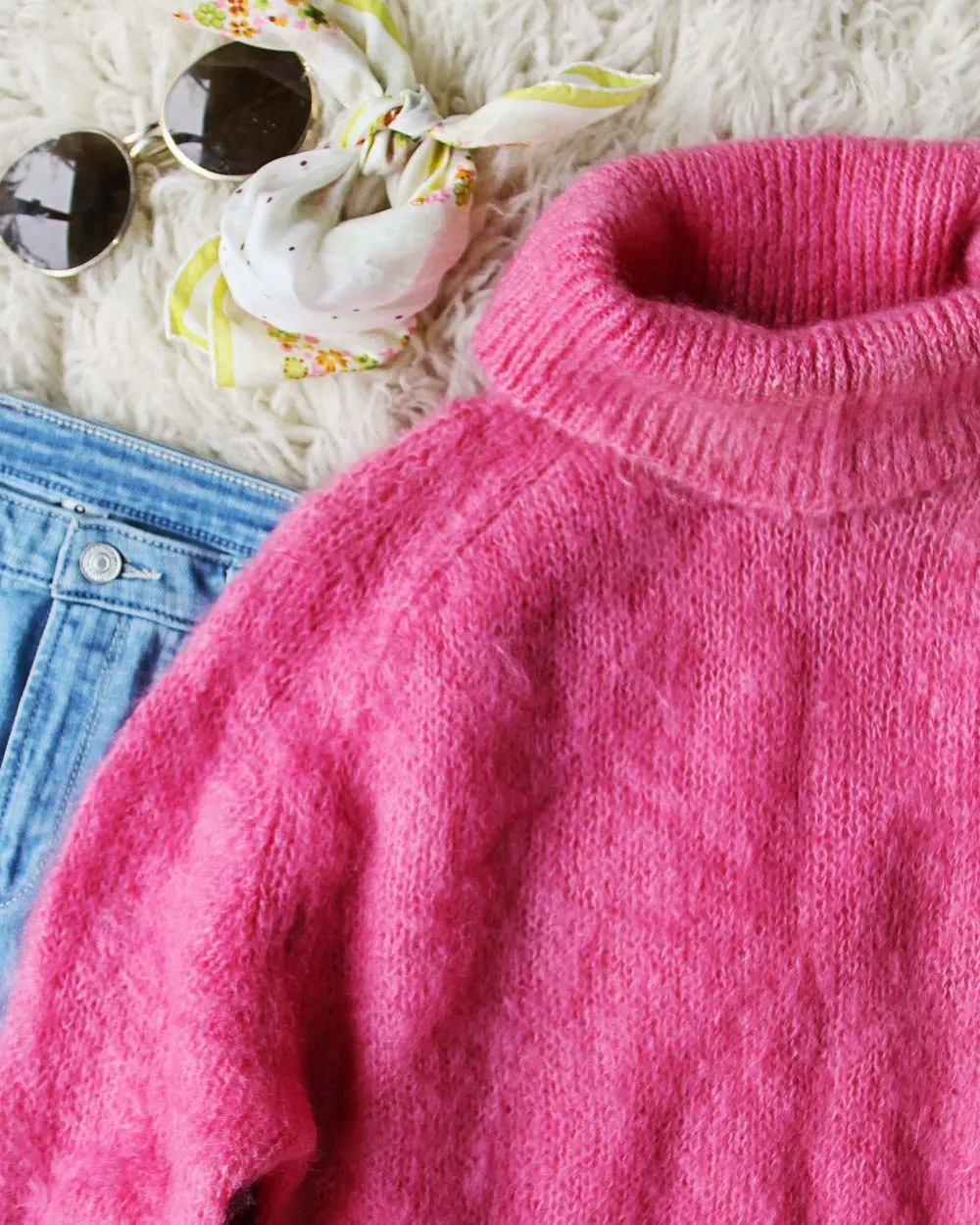 Vintage 60's Pink Sweater