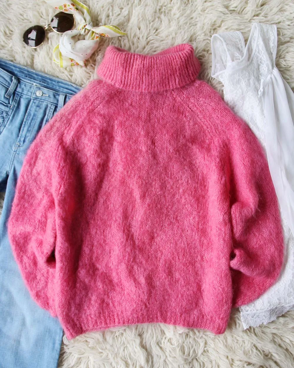 Vintage 60's Pink Sweater