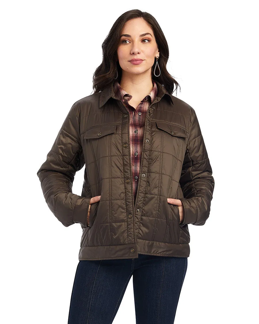 Women's Puffer Trucker Insulated Jacket