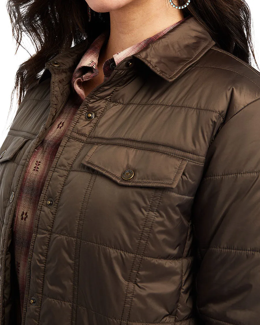 Women's Puffer Trucker Insulated Jacket