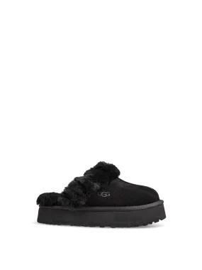 Women's UGG Disquette Slippers - Size 6 Black